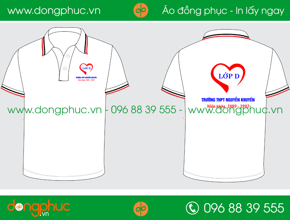 Áo phông đồng phục Lớp D